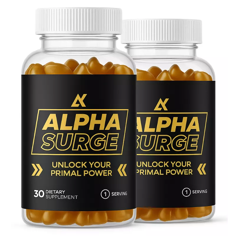 Alpha Surge™ Male Vitality Gummies – Natural Energy, Endurance & Performance Support